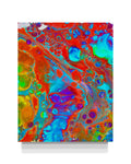 “SUPERNOVA” — 8x10 Original Fluid Abstract Painting with Resin Finish